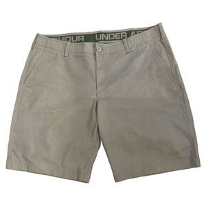 Under Armour Golf Shorts Performance‎ Loose Fit Casual Khaki Size 40